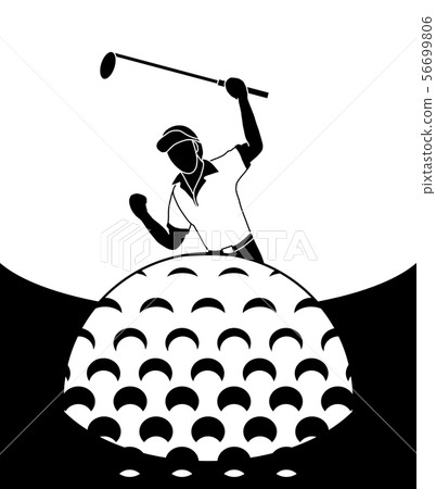 Golfers are happy to score. Golfers are happy to score. 56699806