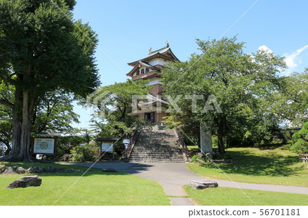 ■ Takashima Castle ■ Tenshukaku ■ Mr. Suwa Takeda Shingen ■ Nagano Prefecture Suwa City 56701181