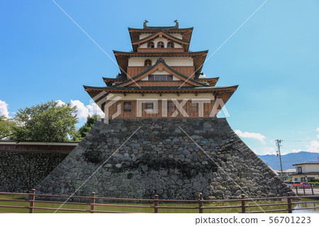 ■ Takashima Castle ■ Tenshukaku ■ Mr. Suwa Takeda Shingen ■ Nagano Prefecture Suwa City 56701223