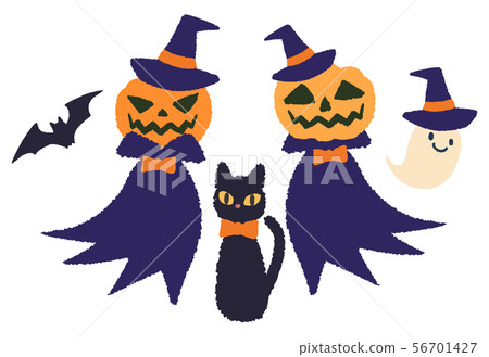 黑貓困擾南瓜棒鬼 56701427