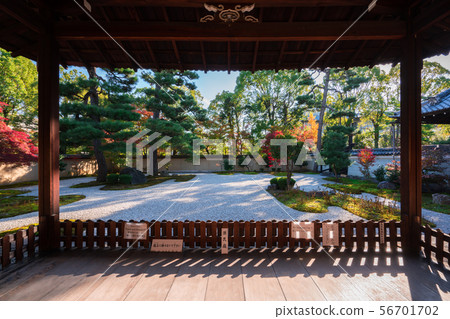Kanzanji寺廟秋葉在京都 56701702