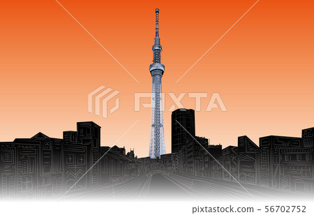 在東京天空樹日落旁邊 56702752