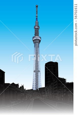 Tokyo Sky Tree Vertical in Japan 56702811