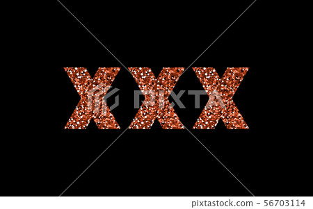 XXX vector illustration. 56703114