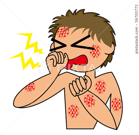 皮炎的例證 皮炎的例證 56703772