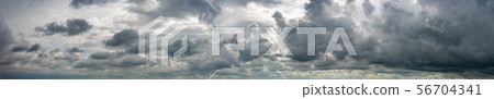 Fantastic clouds against blue sky, panorama Fantastic clouds against blue sky, panorama 56704341