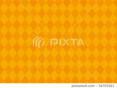 Halloween background pattern [Orange] [Horizontal] - Stock Illustration ...
