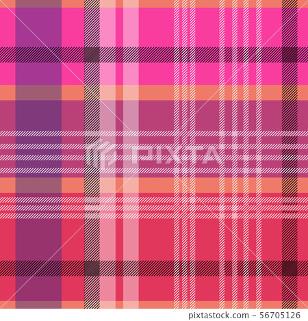 Fashionable pink and red checkered pattern. - Stock Illustration ...