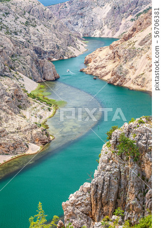 Canyon of Zrmanja river, Croatia. Canyon of Zrmanja river, Croatia. 56706381