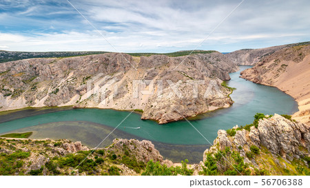 Canyon of Zrmanja river, Croatia. Canyon of Zrmanja river, Croatia. 56706388