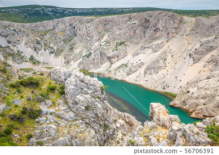 Canyon of Zrmanja river, Croatia. Canyon of Zrmanja river, Croatia. 56706391