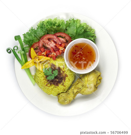 Chicken Biryani Rice Curry with coconut milk Chicken Biryani Rice Curry with coconut milk 56706499