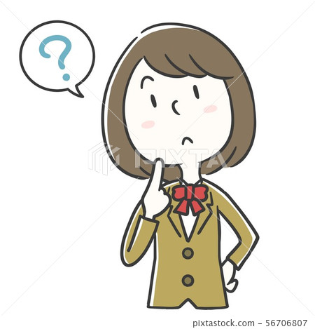 Female student upper body Hatena 56706807