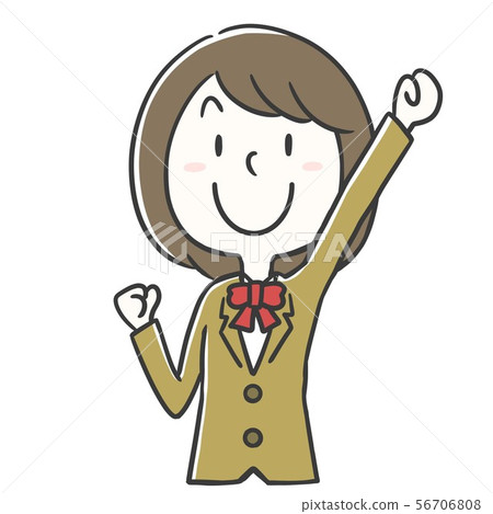 Female student upper body 56706808