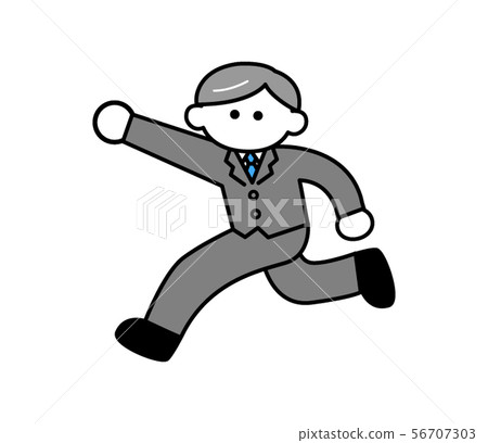 A middle-aged and old man in a suit wearing a guts pose (deformed) A middle-aged and old man in a suit wearing a guts pose (deformed) 56707303