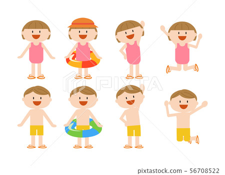 Children swimwear set 56708522