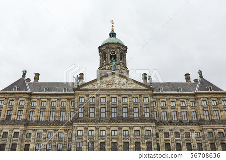 The Royal Palace on Dam Square in Amsterdam The Royal Palace on Dam Square in Amsterdam 56708636