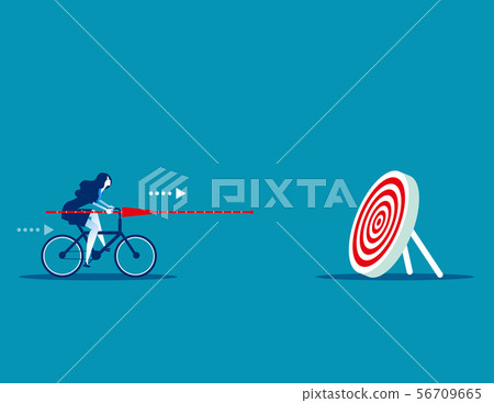 Manager determination and target. Concept business Manager determination and target. Concept business 56709665