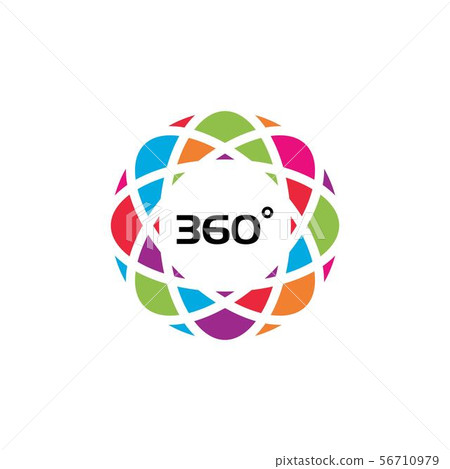 360 Degree View Related Vector Icons - Stock Illustration [56710979 ...