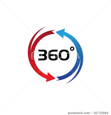 360 Degree View Related Vector Icons - Stock Illustration [56710984 ...
