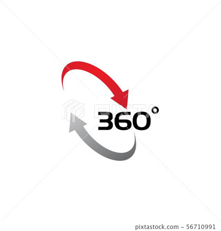 360 Degree View Related Vector Icons - Stock Illustration [56710991 ...