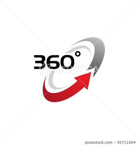 360 Degree View Related Vector Icons - Stock Illustration [56711004 ...