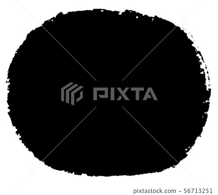 Encircling frame that makes the best use of ink handwriting-For the background of Japanese food, Japanese sweets, and Japanese headlines 56713251