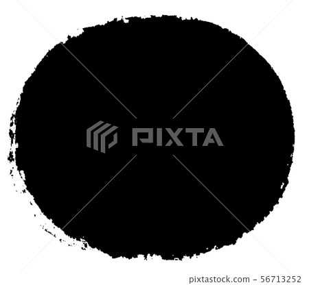 Encircling frame that makes the best use of ink handwriting-For the background of Japanese food, Japanese sweets, and Japanese headlines 56713252