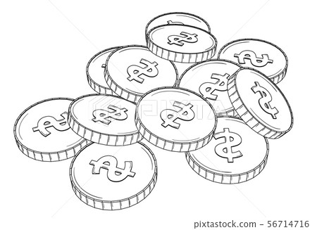 american dollar coin american dollar coin 56714716