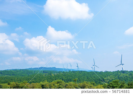 Windmill of Aoyama plateau 56714881