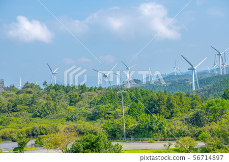 Windmill of Aoyama plateau 56714897