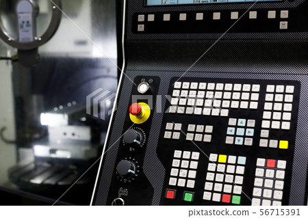 control panel of multi-axis CNC machine 56715391