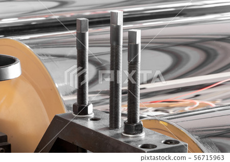 nut and rod to the machine mechanism nut and rod to the machine mechanism 56715963