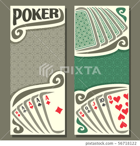 Vector banners for Poker 56718122