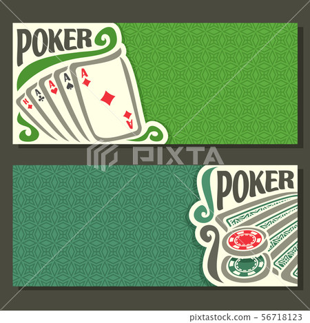 Vector banners for Poker 56718123