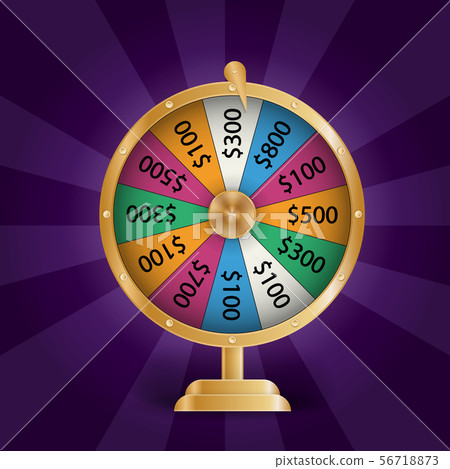 Colorful roulette wheel Chance of victory. Fortune Colorful roulette wheel Chance of victory. Fortune 56718873