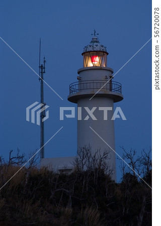 Lighthouse on Kozushima in Izu seven islands Lighthouse on Kozushima in Izu seven islands 56720078
