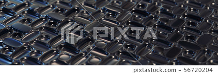 bstract 3D Round Shiny Pattern Wide Macro black-插圖素材 [56720204] - PIXTA圖庫