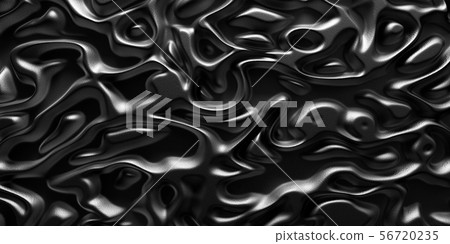 Tribal Liquid Surface Black Metal Brushed Chrome Tribal Liquid Surface Black Metal Brushed Chrome 56720235