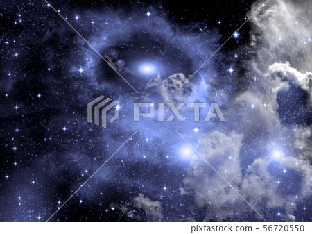 galaxy in a free space. 3D rendering galaxy in a free space. 3D rendering 56720550