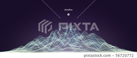 Signal noise vector illustration for technical background Signal noise vector illustration for technical background 56720772