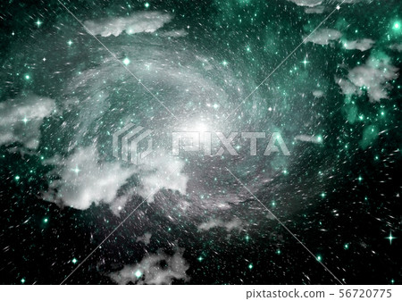 galaxy in a free space. 3D rendering galaxy in a free space. 3D rendering 56720775