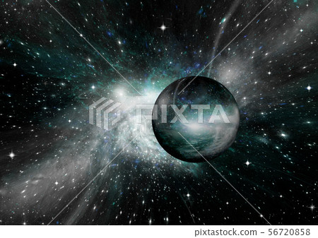 galaxy in a free space. 3D rendering galaxy in a free space. 3D rendering 56720858