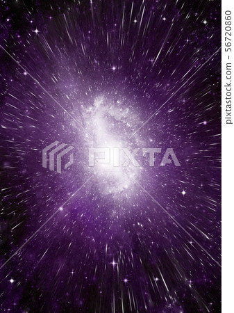 galaxy in a free space. 3D rendering 56720860