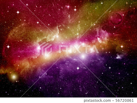 galaxy in a free space. 3D rendering galaxy in a free space. 3D rendering 56720861