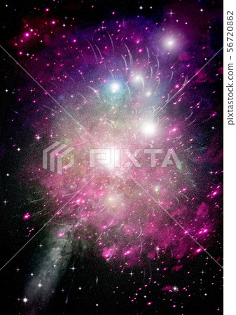 galaxy in a free space. 3D rendering galaxy in a free space. 3D rendering 56720862