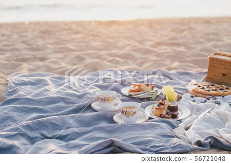 Picnic at the beach. Picnic at the beach. 56721048