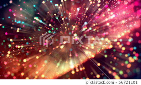 3d abstract beautiful background with colorful glowing particles, depth of field and bokeh effect 3d abstract beautiful background with colorful glowing particles, depth of field and bokeh effect 56721101