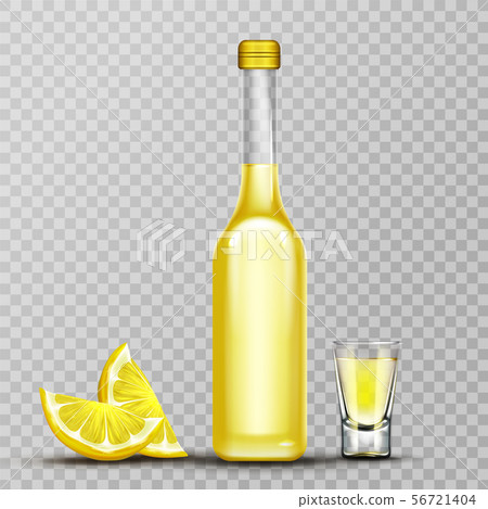 Download Gold Tequila Bottle And Shot Glass Mock Up Drink Stock Illustration 56721404 Pixta