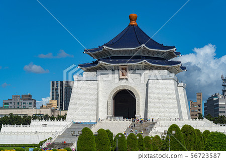 蔣介石紀念館，自由廣場，國家辦公室，國家劇院，國家音樂廳，台北，台灣 56723587